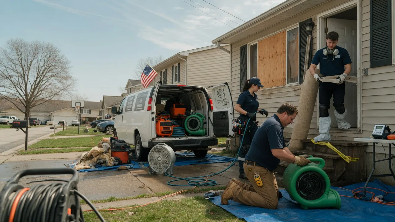 Water Damage Restoration in Swengel, PA near me